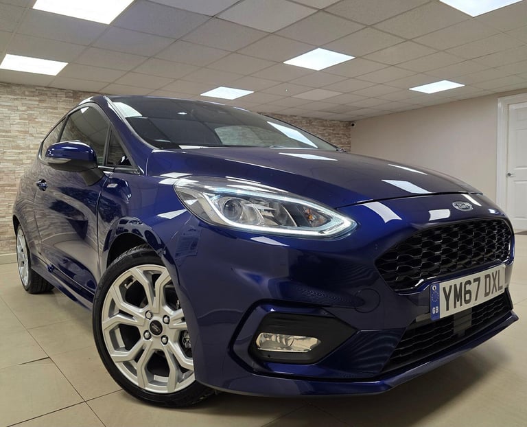 FORD FIESTA 1.0 T EcoBoost ST-Line Blue Manual Petrol WARRANTY 12 MONTHS MOT