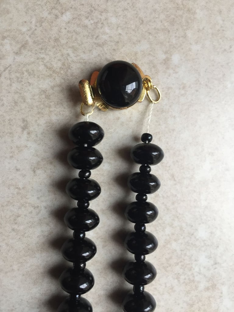 Black Necklace. 18" approx 