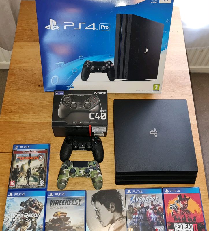 PS4 Pro 500GB + 4TB ext Storage + Astro C40 & more | in Old Basing,  Hampshire | Gumtree