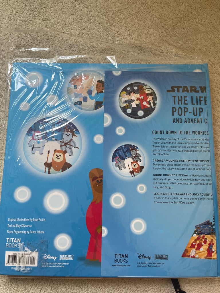 Star Wars Pop-up Book and Advent Calendar and pencil case. £10. Collect Chichester