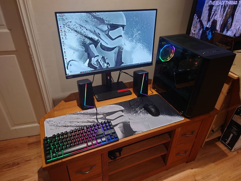 Gaming PC intel core TM i5 -4590 e 3.30Ghz 8GB RAM 500GB Hitachi HDD, Win10 Pro, Games Included