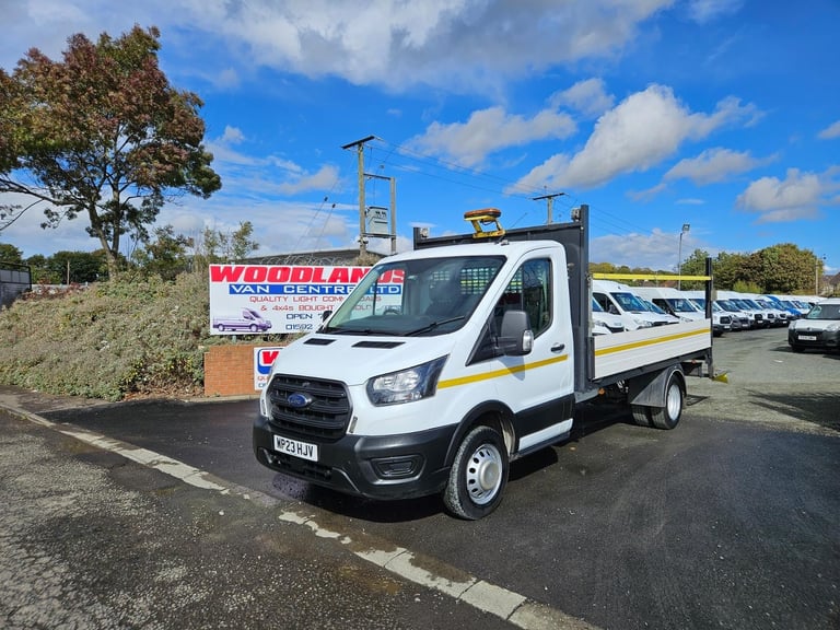 2023 ON 23 PLATE FORD TRANSIT 350 LEADER TDCI RWD LWB DROPSIDE PICK UP ULEZ FREE