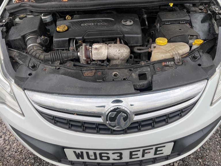 VAUXHALL CORSA 1.3 CDTI EXCLUSIVE E/F 63 REG WHITE 5 DOOR 11 MONTHS MOT TAX £35 60+MPG