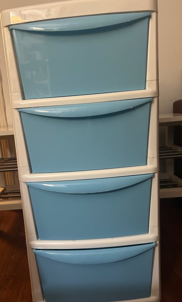 RRP £27 Argos Home 4 Drawer Wide Plastic Drawers