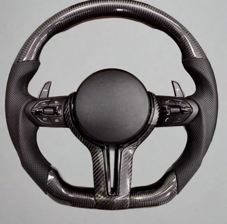 Shadowline V1  by Montaro co - custom carbon fiber steering wheel for BMW