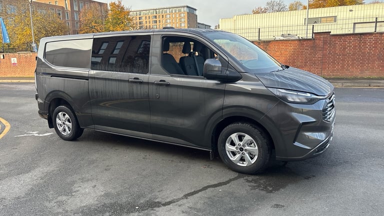 2025 Ford Transit Custom 320 L2 Diesel Fwd 2.0 EcoBlue 136ps H1 Double Cab Van Limited Auto Crew ...