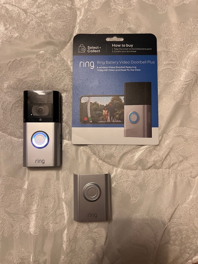 Ring Battery video Doorbell 3 plus Bundle
