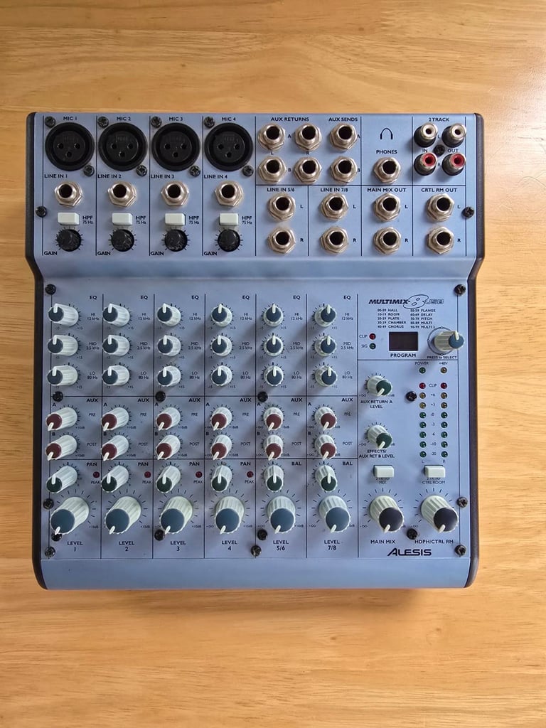 image for Alesis MultiMix8 USB 8 Channel mixer