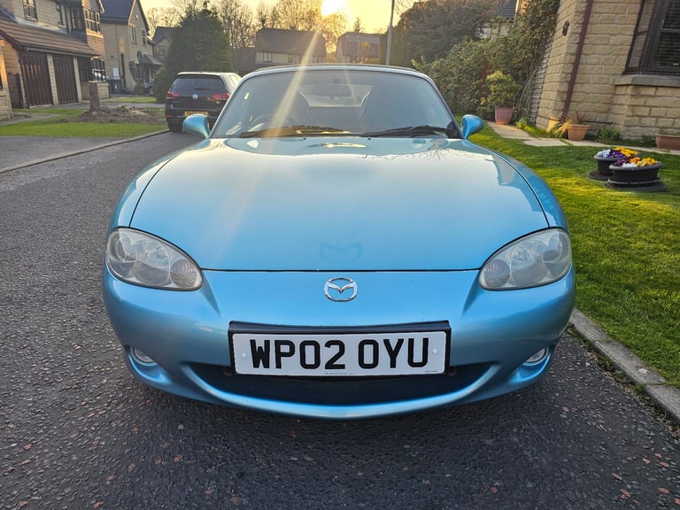 ★MAZDA MX-5 1.8-vvt ★50,000 MILES! STUNNING EXAMPLE! RARE CRYSTAL BLUE COLOUR MX5 ROADSTER 146BHP 