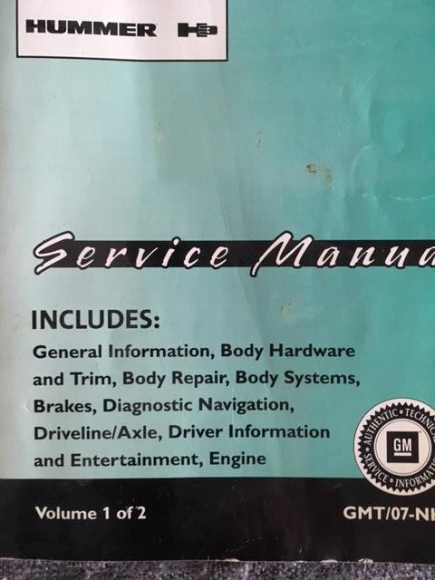 Hummer Manuals also H3
