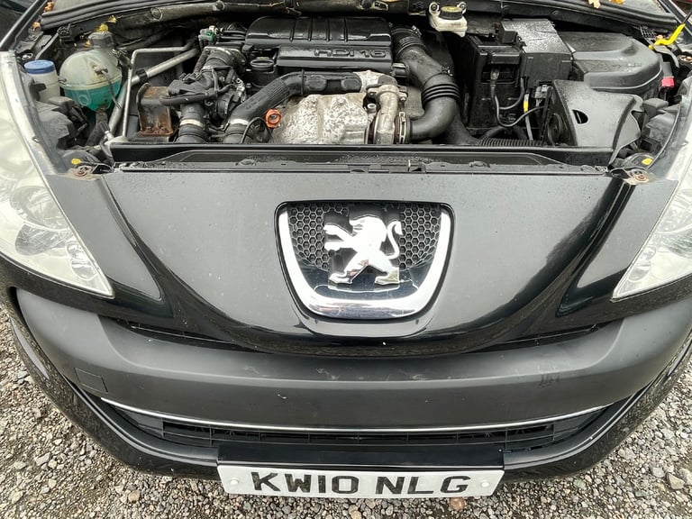 PEUGEOT 308 1.6 HDI S 10 REG BLACK 5 DOOR MOT JULY 27TH 2026 TAX £35 SERVICE HISTORY 60+MPG
