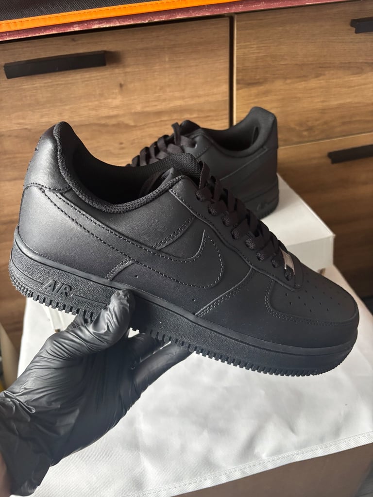 image for Nike Air Force 1 ‘07 - Triple Black - UK8