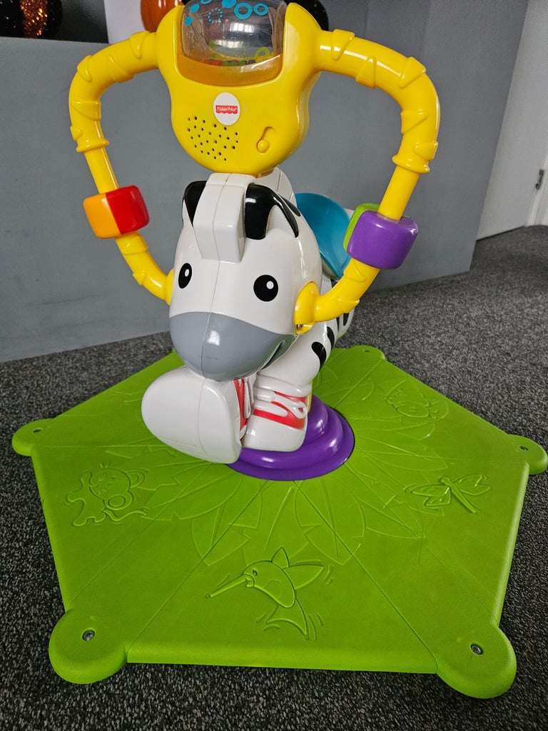 Fisher price spin and bounce zebra