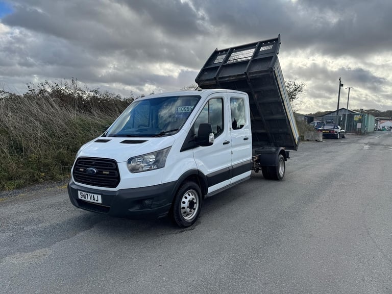 Ford Transit 2.0 350 EcoBlue  Crew cab tipper  5dr Diesel Manual RWD ... 2017/17
