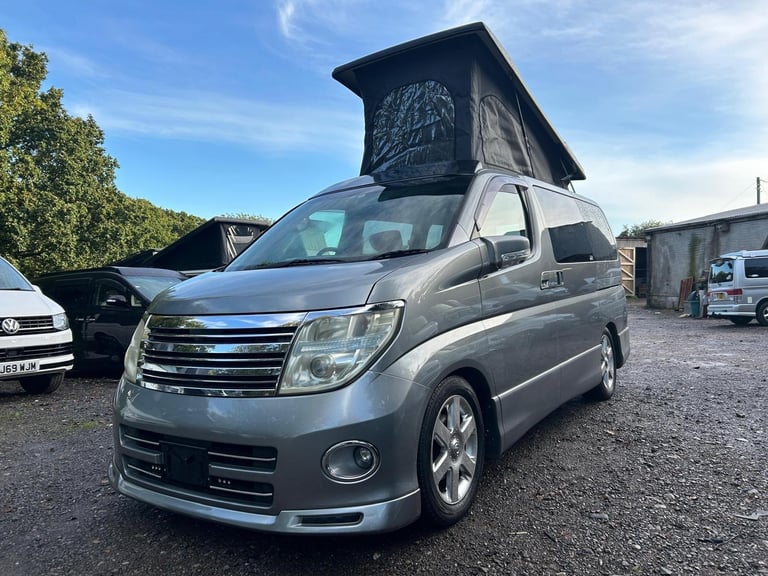 Nissan Elgrand POP TOP 4 Berth New Full Camper Conversion