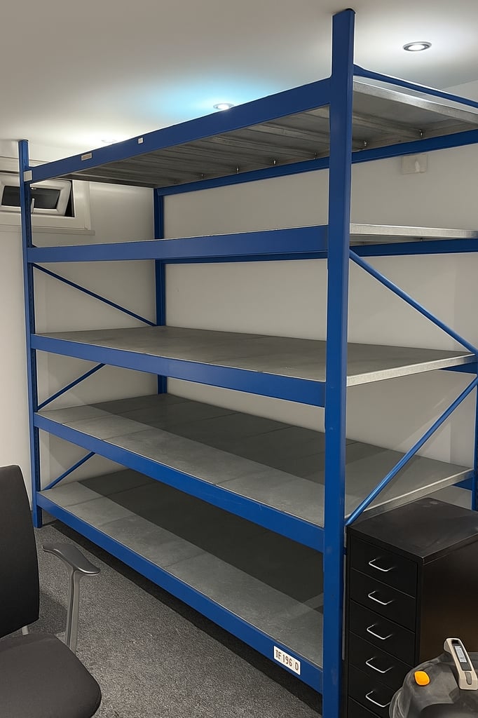 750KG Warehouse Racking Shelving Extra Heavy Duty Storage Garage Workshop Used