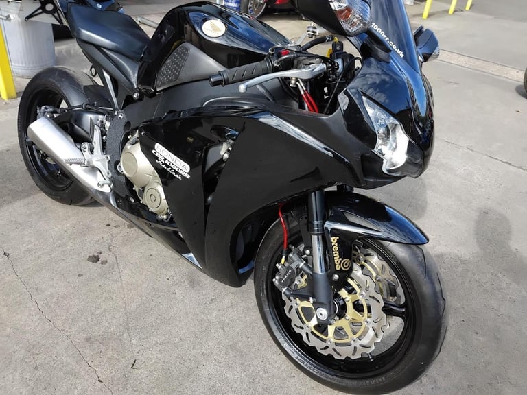 2009 09 HONDA CBR 1000 RR-8 FIREBLADE CBR1000RR CBR1000 BLACK SPORTS SUPERBIKE