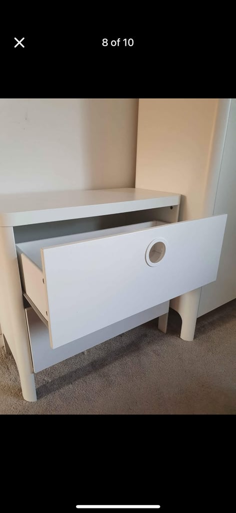 IKEA BUSUNGE Wardrobe and Drawers Nursery Furniture 