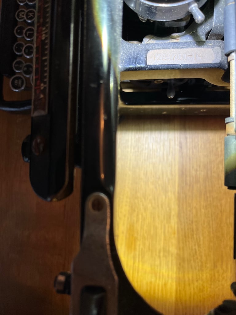 1934 underwood no 6-14 typewriter 