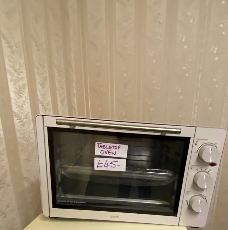 image for 📞WHITE IGENIX FULLY WORKING TABLETOP OVEN