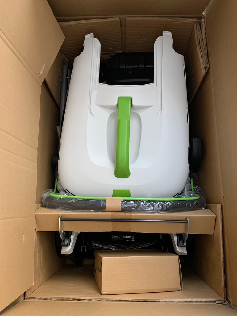 Gtech CORDLESS LAWN MOWER, NEW, still boxed and unused.