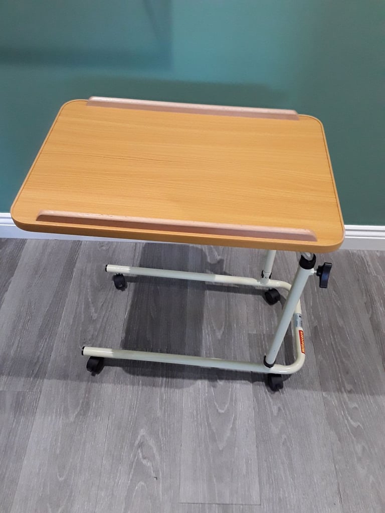 image for Overbed table with casters