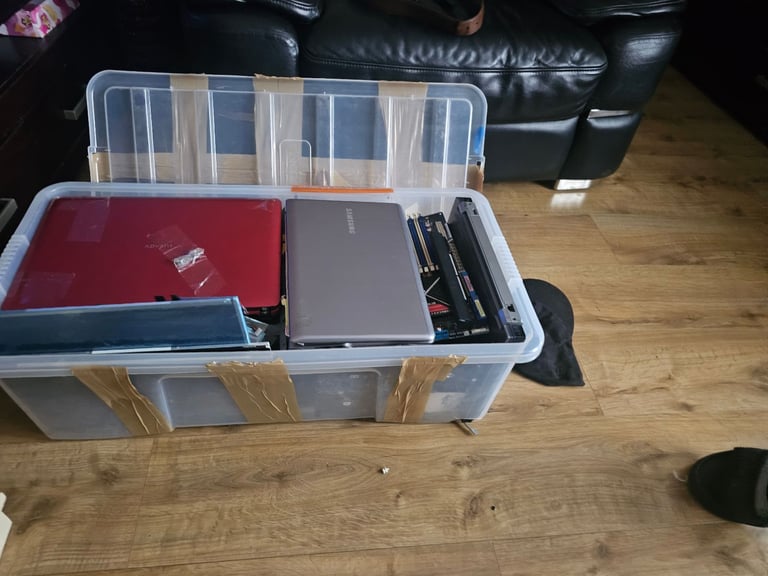 Old laptop parts