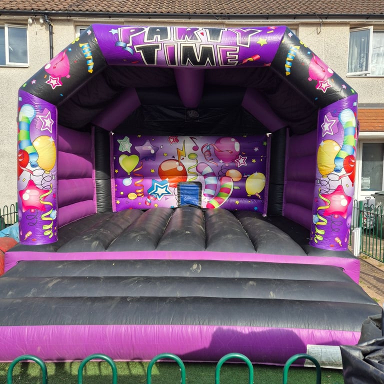 image for *15FT X 15FT XL PARTY TIME BOUNCY CASTLE DELIVERY AVAILABLE 