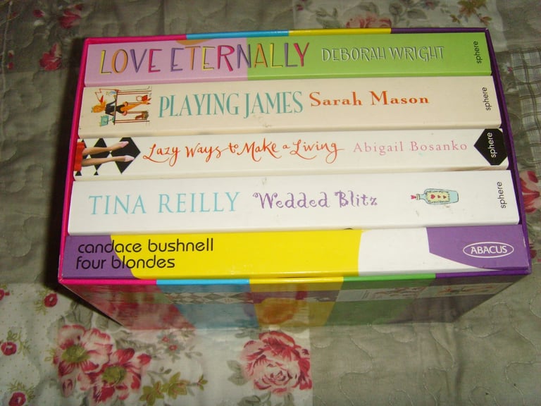 Five collectable unread books in original box mint condition.