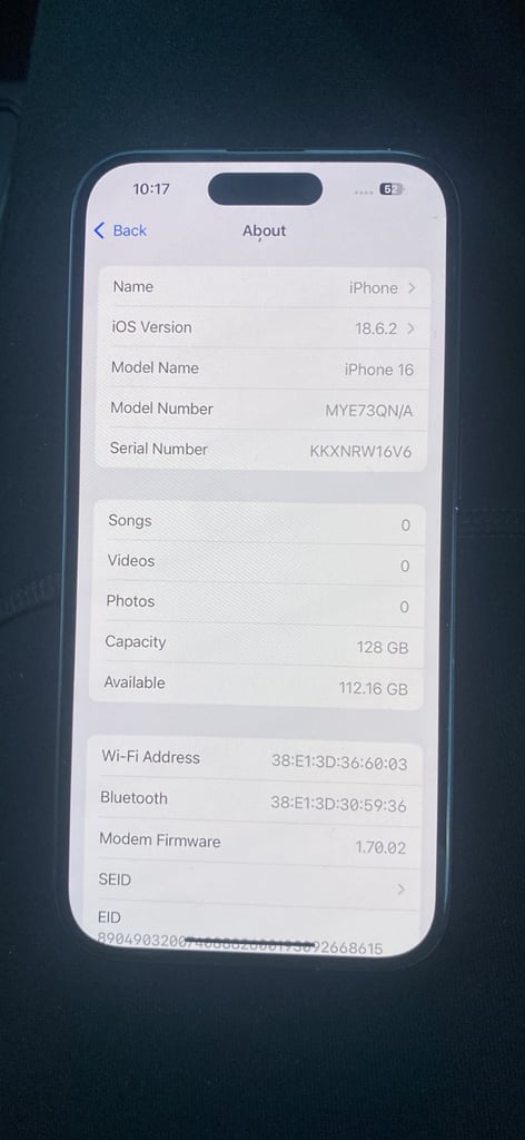 iPhone 16 Unlocked Great Condition