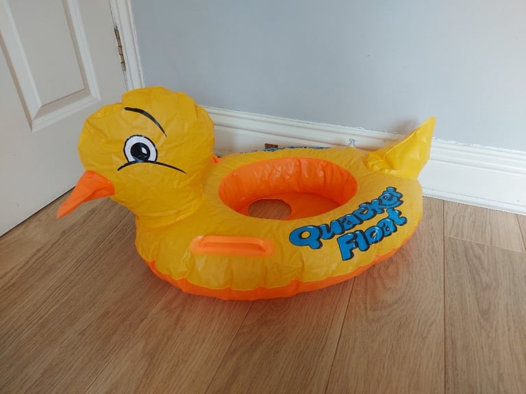 Inflatable duck float for baby/toddler.