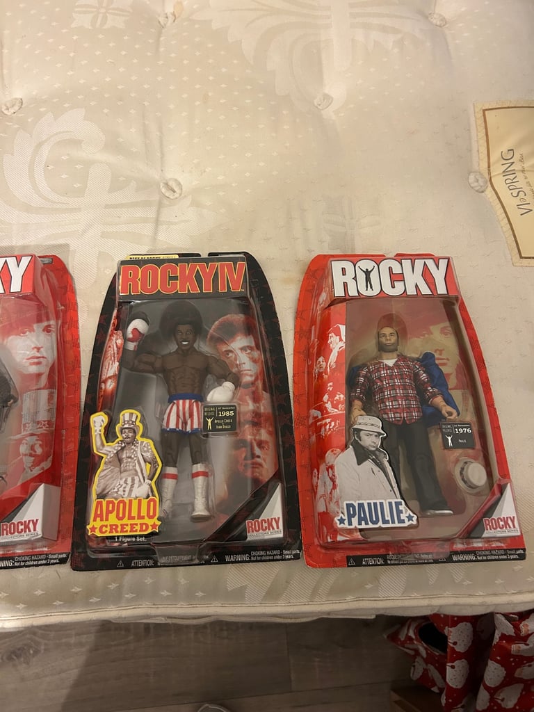 image for ROCKY MOVIE ACTION FIGURES X4 BRAND NEW 
