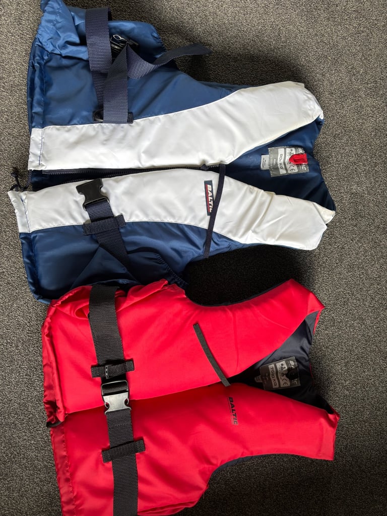image for Buoyancy jackets x2 canoeing sailing boats. 