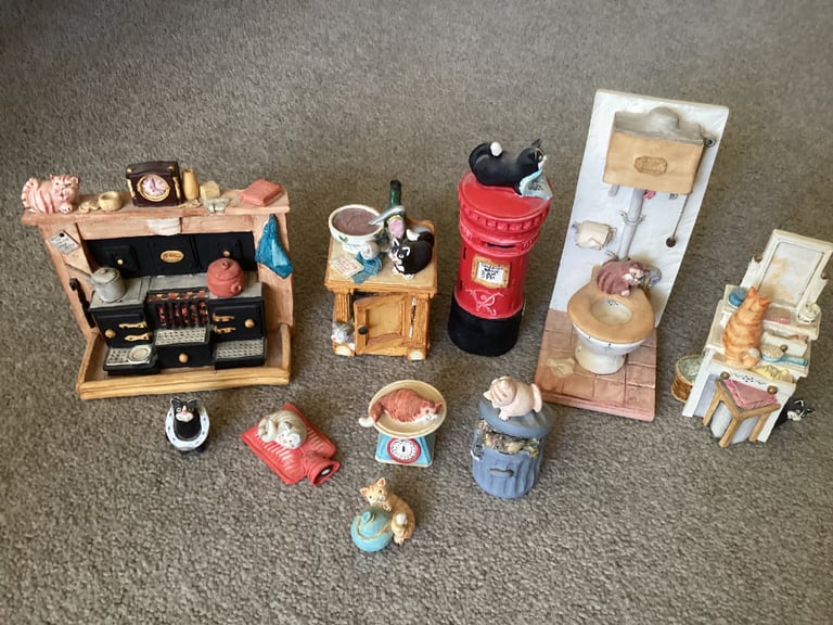 image for Vintage Lot Of Peter Fagan Colour Box Collectable Cats.Excellent condition.