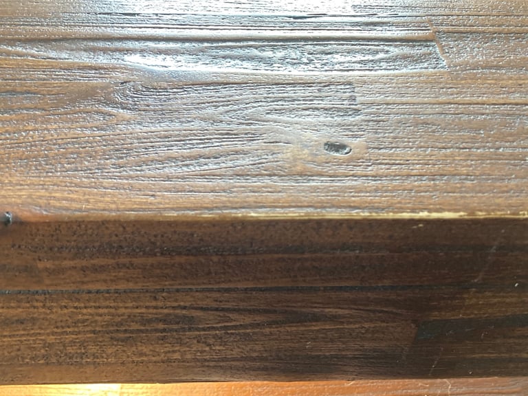Rustic Acacia Wood Coffee Table & Lamp Table
