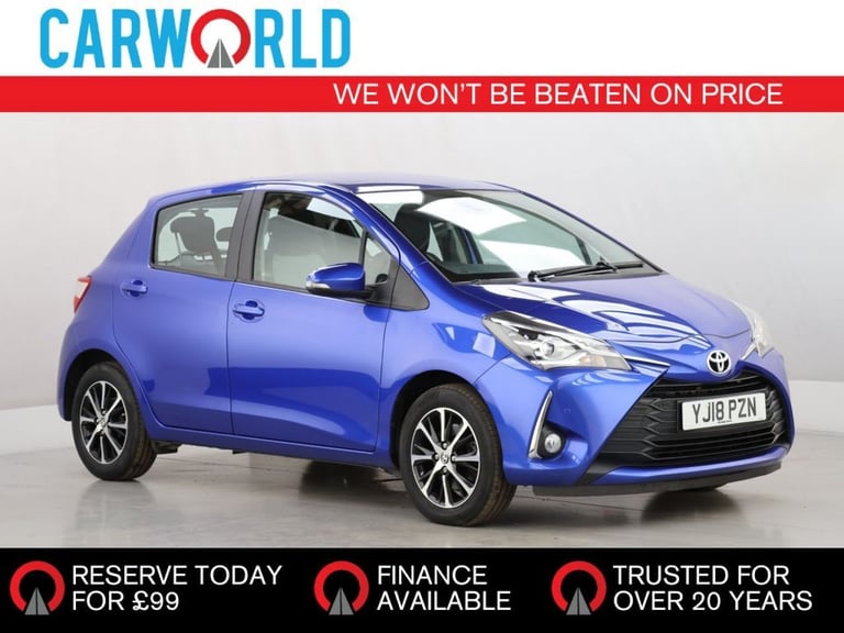2018 Toyota Yaris 1.5 VVT-i Icon Tech Hatchback 5dr Petrol Manual Euro 6 (111 ps) Hatchback Petro...