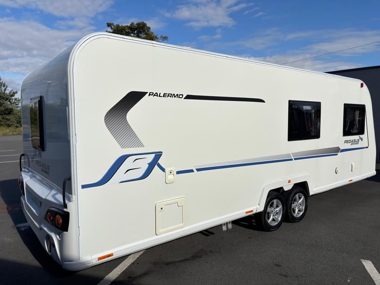 2019 BAILEY PEGASUS GRANDE PALERMO, 6 BERTH, FIXED BUNK BEDS, WIDE BODY