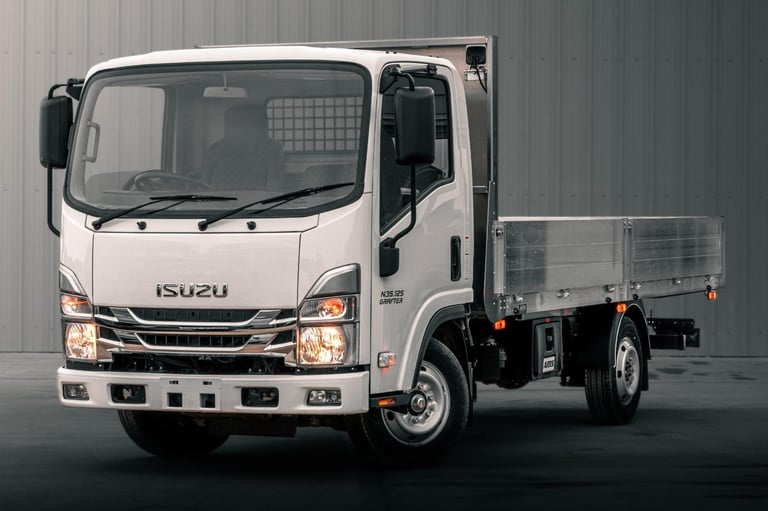 2025 ISUZU N35 125 AUTO 1.9D DROPSIDE BRAND NEW SINGLE REAR WHEEL 