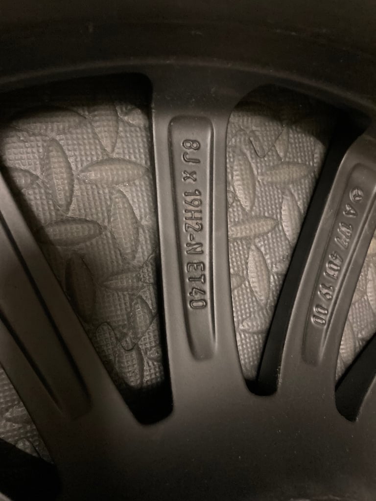 Genuine Mercedes A35 19” alloy. 235/35/19 Pirelli PZero tyre.