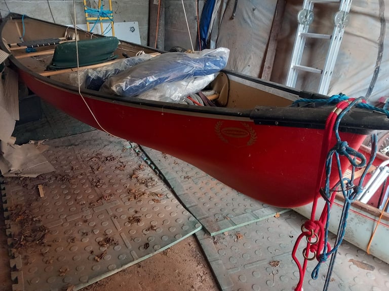 Canadian Canoe - Coleman 17 foot three person canoe
