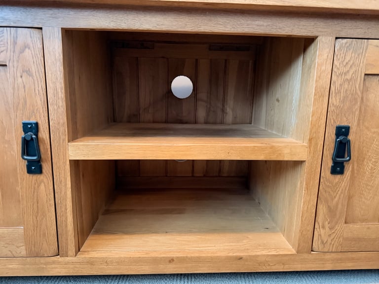 Oak Furniture Land TV Cabinet Storage Unit