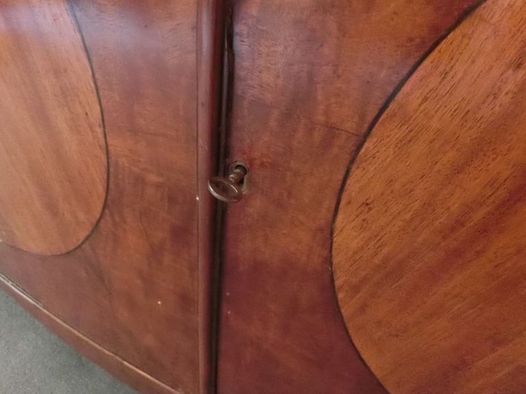 Antique Bow Fronted Sideboard - Warfield Berkshire