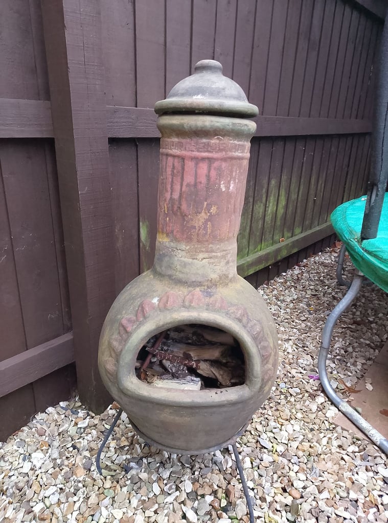 image for Clay fire chimney 