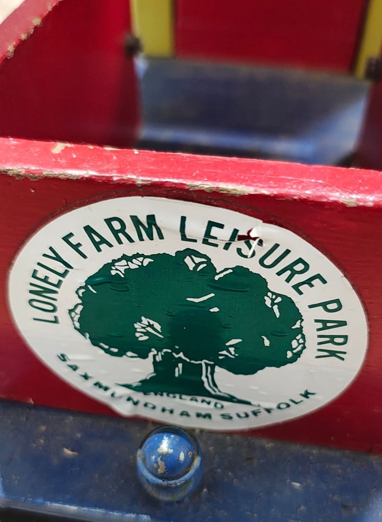 Vintage wooden ride on train 