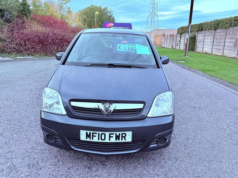2010 10 VAUXHALL MERIVA 1.4 16V CLUB PETROL MANUAL CHEAP FAMILY MOTOR