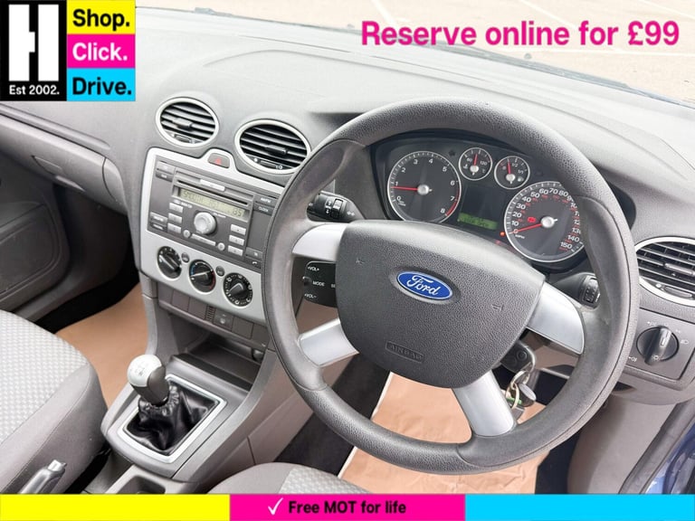 2007 Ford Focus 1.6 LX 5dr HATCHBACK PETROL Manual