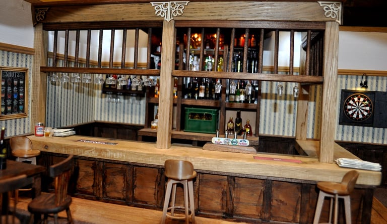Pub, Bar For Sale, 12th Scale.