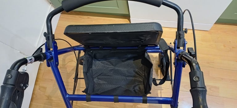 Drive Walker Mobility Aid Medical Blue Lightweight Aluminium Rollator
