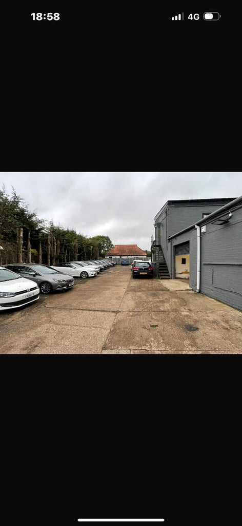 Car dealership to rent.