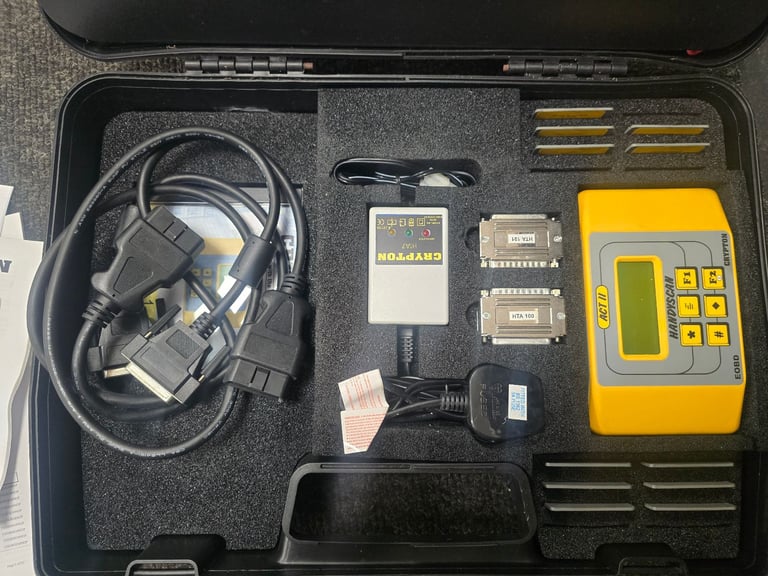 CRYPTON ACT 2 handyscan with flash cards & cables fault code diagnostics UNTESTED 
